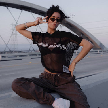 Chase Atlantic Mesh V-Neck Jersey